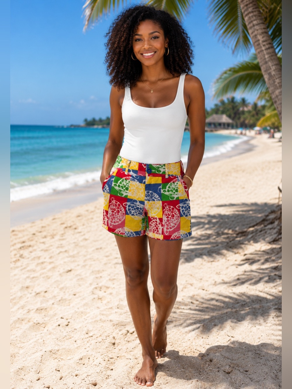 Lilly Pulitzer Multicolor Rollin’ Turtle Shorts Size 2
